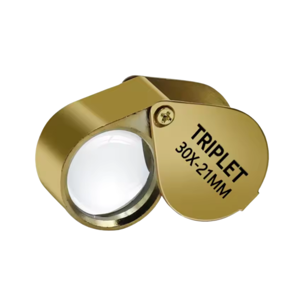 LUPA 30X DE COLOR DORADO - Imagen 2