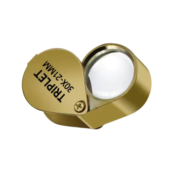 LUPA 30X DE COLOR DORADO - Imagen 3