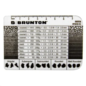 TARJETA DE CLASIFICACIÓN TAMAÑO DE GRANO BRUNTON (F-GRAINCARD)